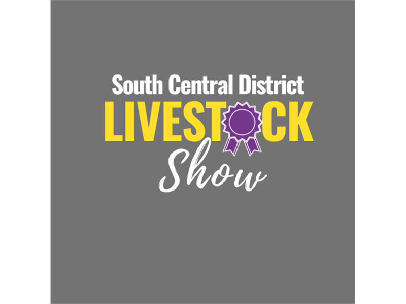 Logo for 2025 South Center District Livestock Show